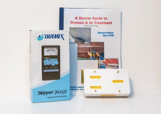 The Tramex Skipper Plus Moisture Meter (SMP) with Calibration Box and Shorter Guide to Osmosis