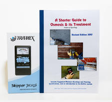 The Skipper Plus comes with a bound copy of the Shorter Guide to Osmosis and its treatment